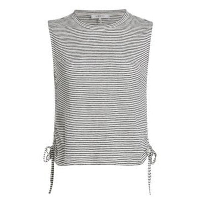 Frame Striped White Muscle Tee Size S