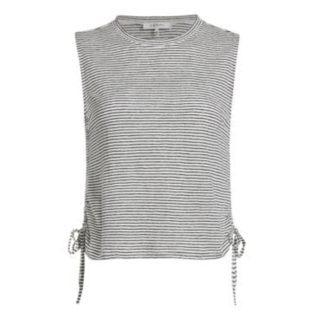 Frame Striped White Muscle Tee Size S