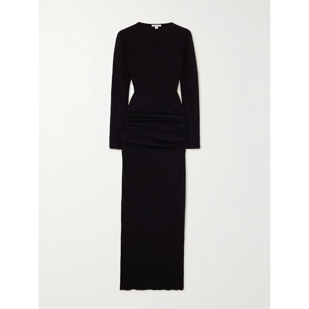 James Perse Cotton-Jersey Black Cotton Maxi Dress Size 2
