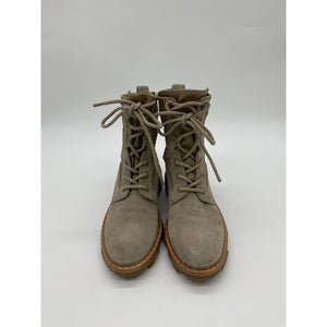 Rag & Bone 'Shiloh' Brown Polyester Lace Up Jungle Boot Size 7