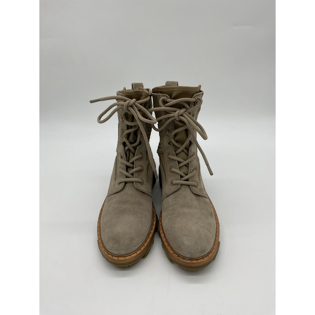 Rag & Bone 'Shiloh' Brown Polyester Lace Up Jungle Boot Size 7