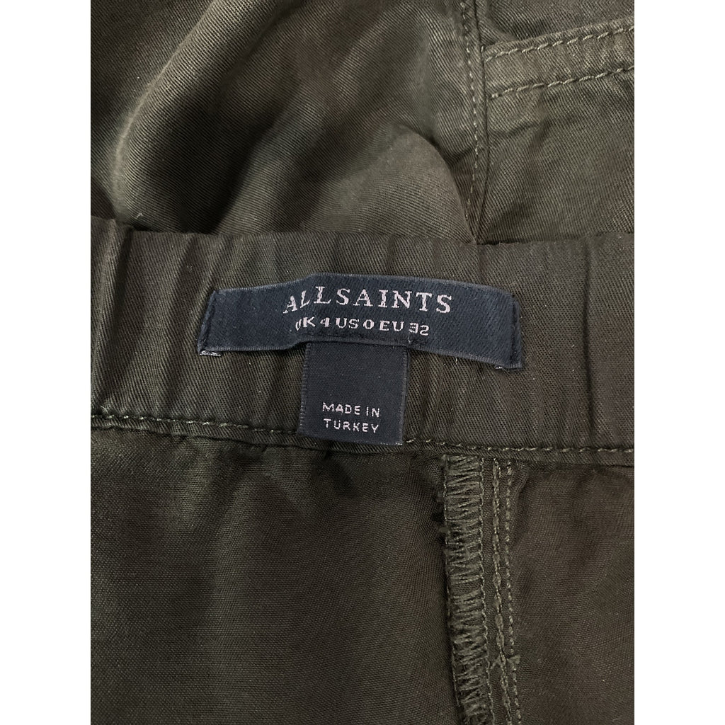 Allsaints 'Frieda' Green Cargo Joggers Size 0