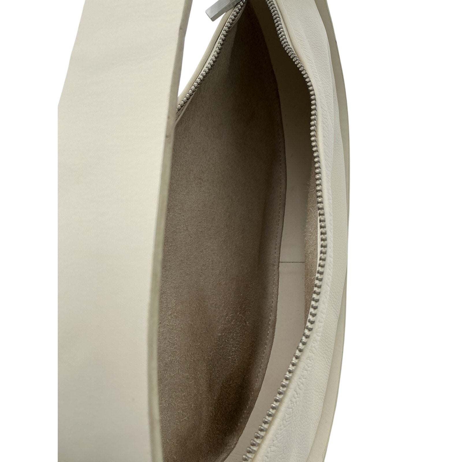 St. Agni Petit 'Arc' Beige Leather Bag