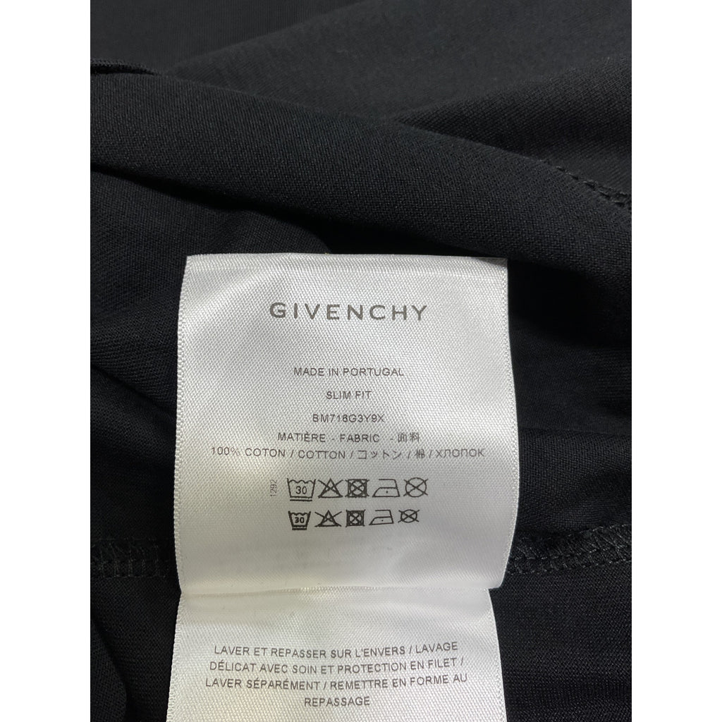 Givenchy Slime Black Cotton Fit T Shirt Size XL