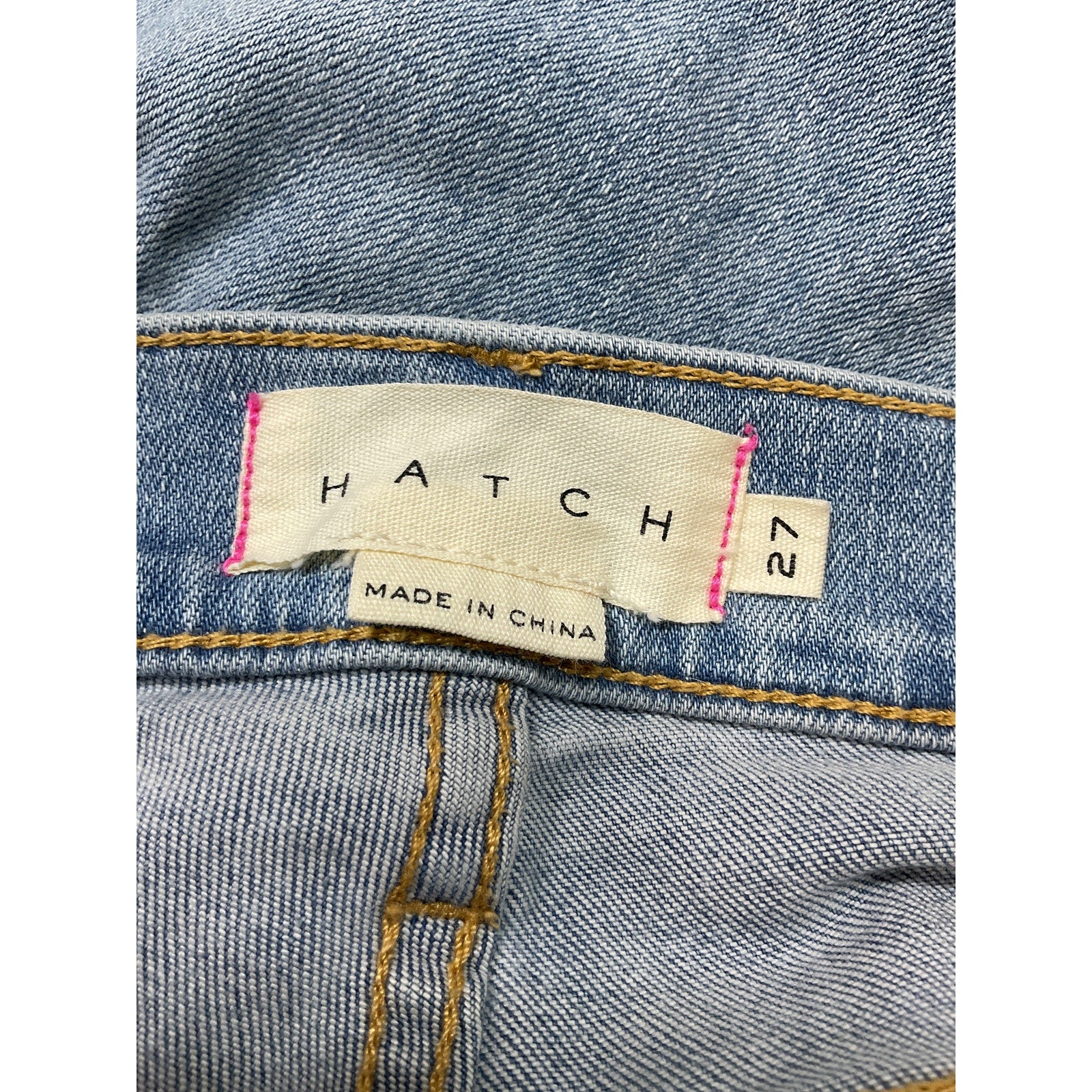 Hatch 'The Slim' Blue Maternity Denim Jean Size 27