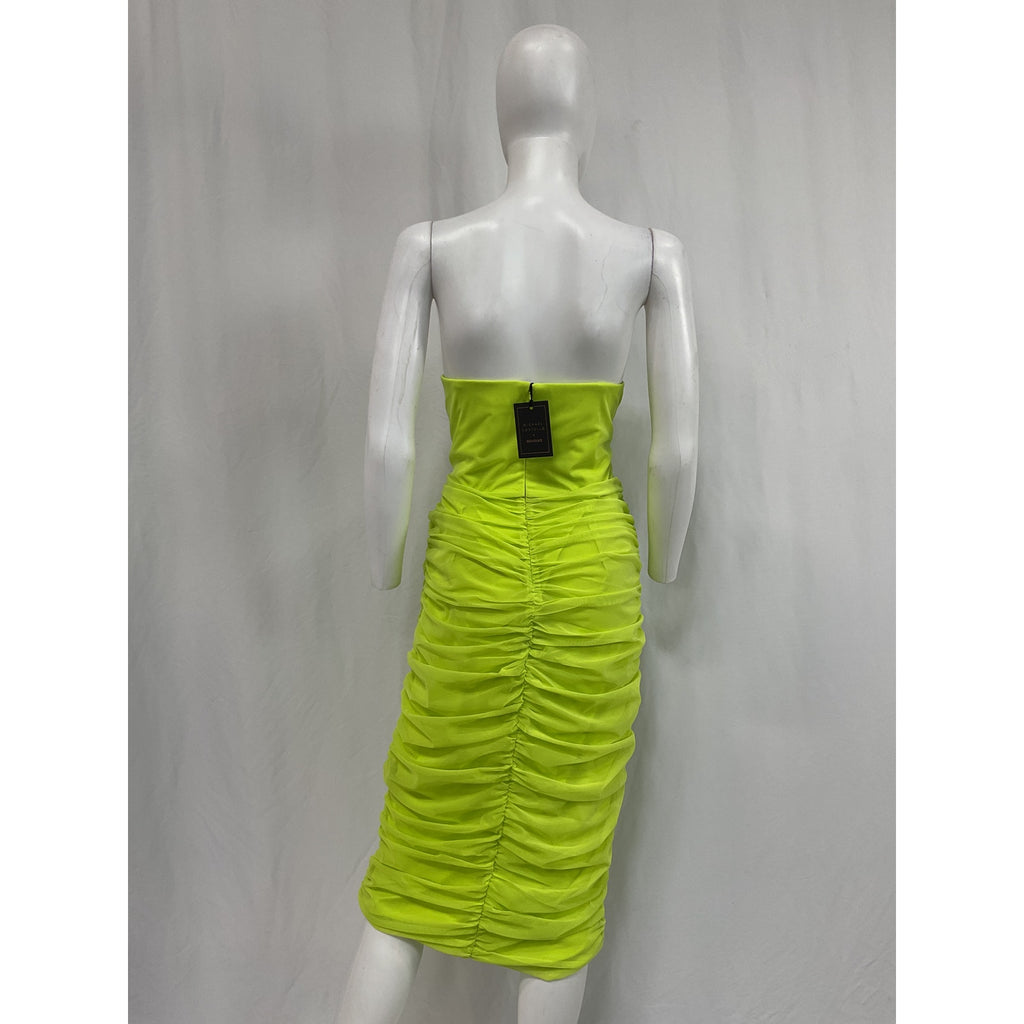 Michael Costello x Revolve 'India' Green Polyester Midi Dress Size XL - NWT