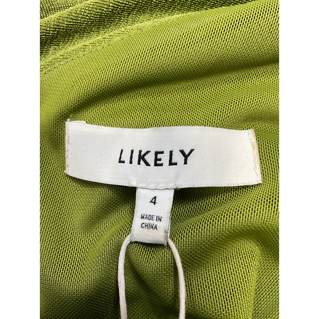 Likely Midi Gemella Green Dress Size 4