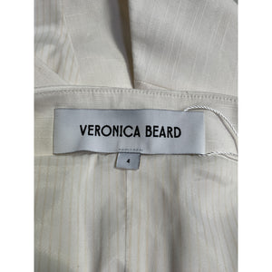 Veronica Beard 'Arabella' Off White Linen Halter Vest Size 4