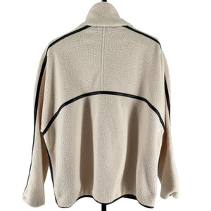 Lamarque Cozy Ivory Helsa Fleece Pullover Size S