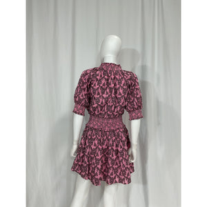 Roller Rabbit 'Pau' Pink Cotton Fiorella Dress Size M
