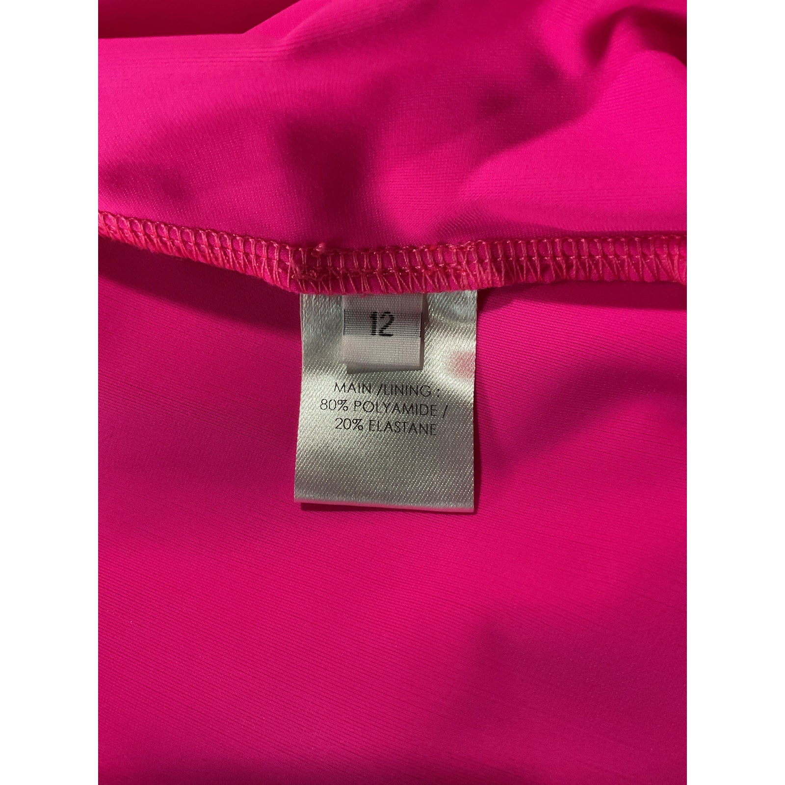 Alex Perry 'Barett' Pink Polyester Twist-Detail Mini Dress Size 8