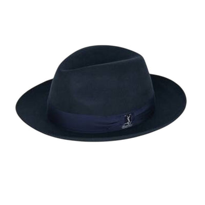 Saint Laurent Navy Wool Borsalino Hat Size 58 cm