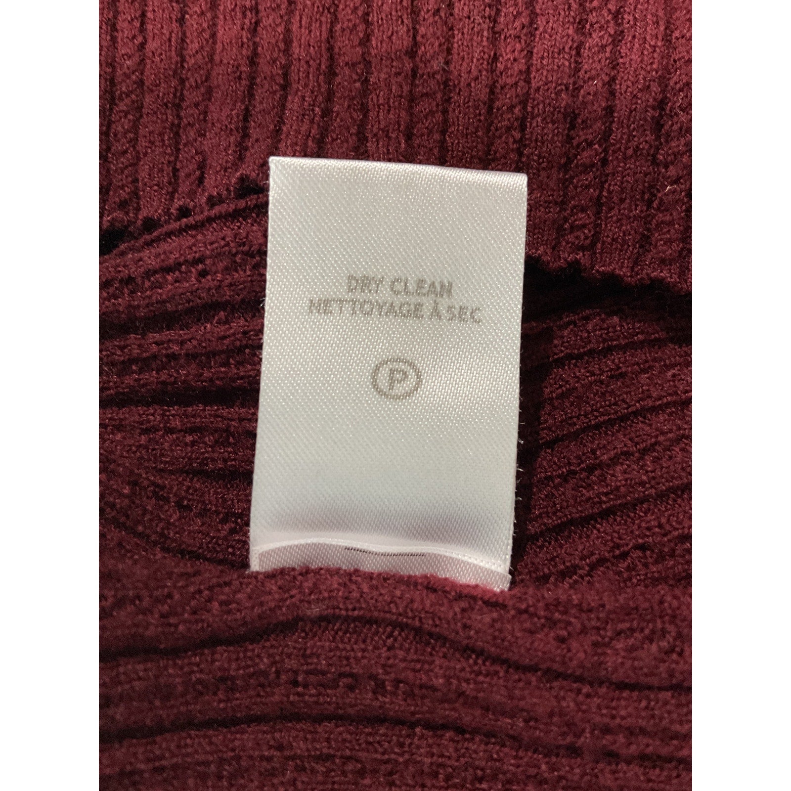 A.L.C. 'Jett' Red Merino Wool Top Size S
