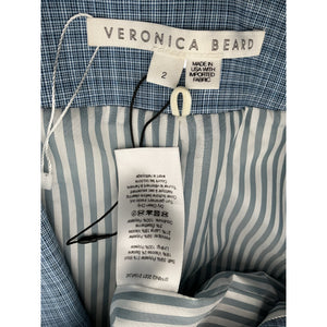 Veronica Beard Tailored Blue Long And Lean Dickey Blazer Size 2