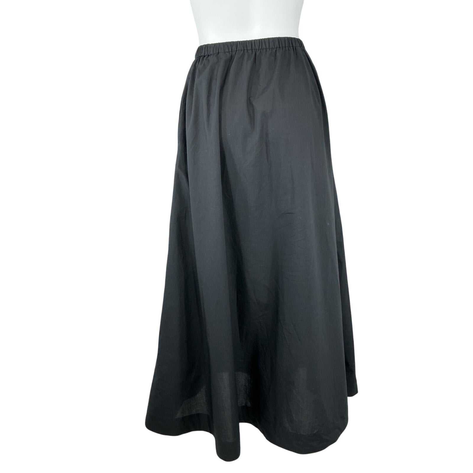 Faithfull The Brand 'Scanno' Black Cotton Skirt Size XS