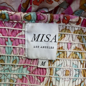 Misa Los Angeles Floral Pink Kayla Dress Size M