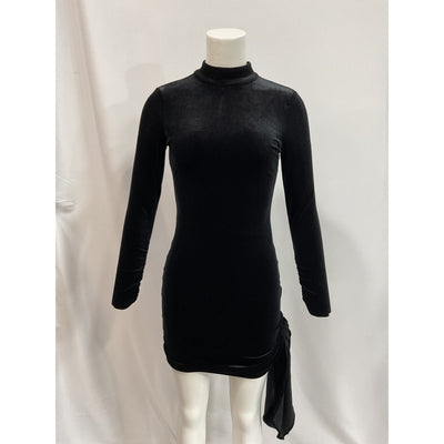 Likely 'Welcox' Black Velvet Dress Size 4 - NWT