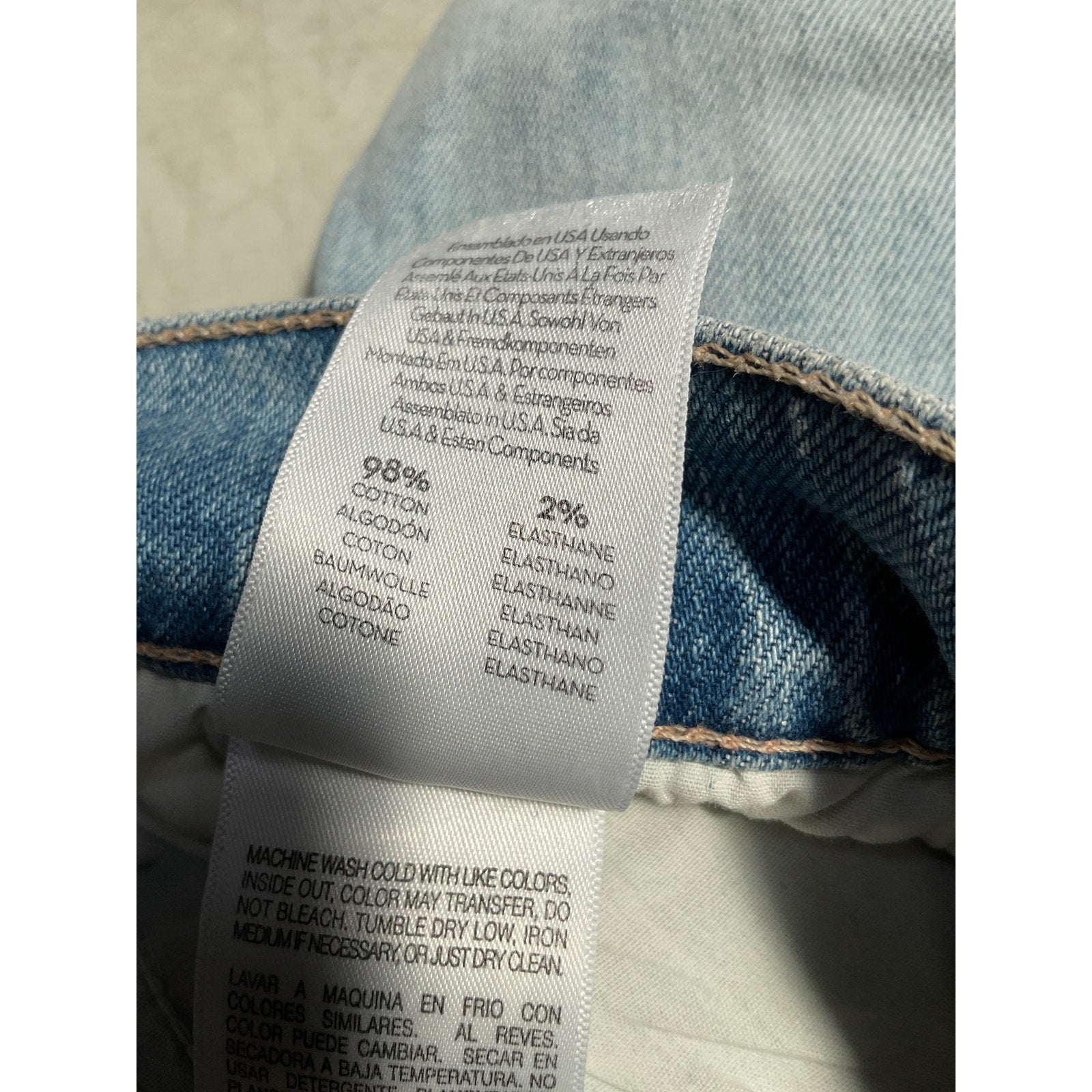 Mother High Waisted 'Smokin' Blue Denim Fray Short Size 25