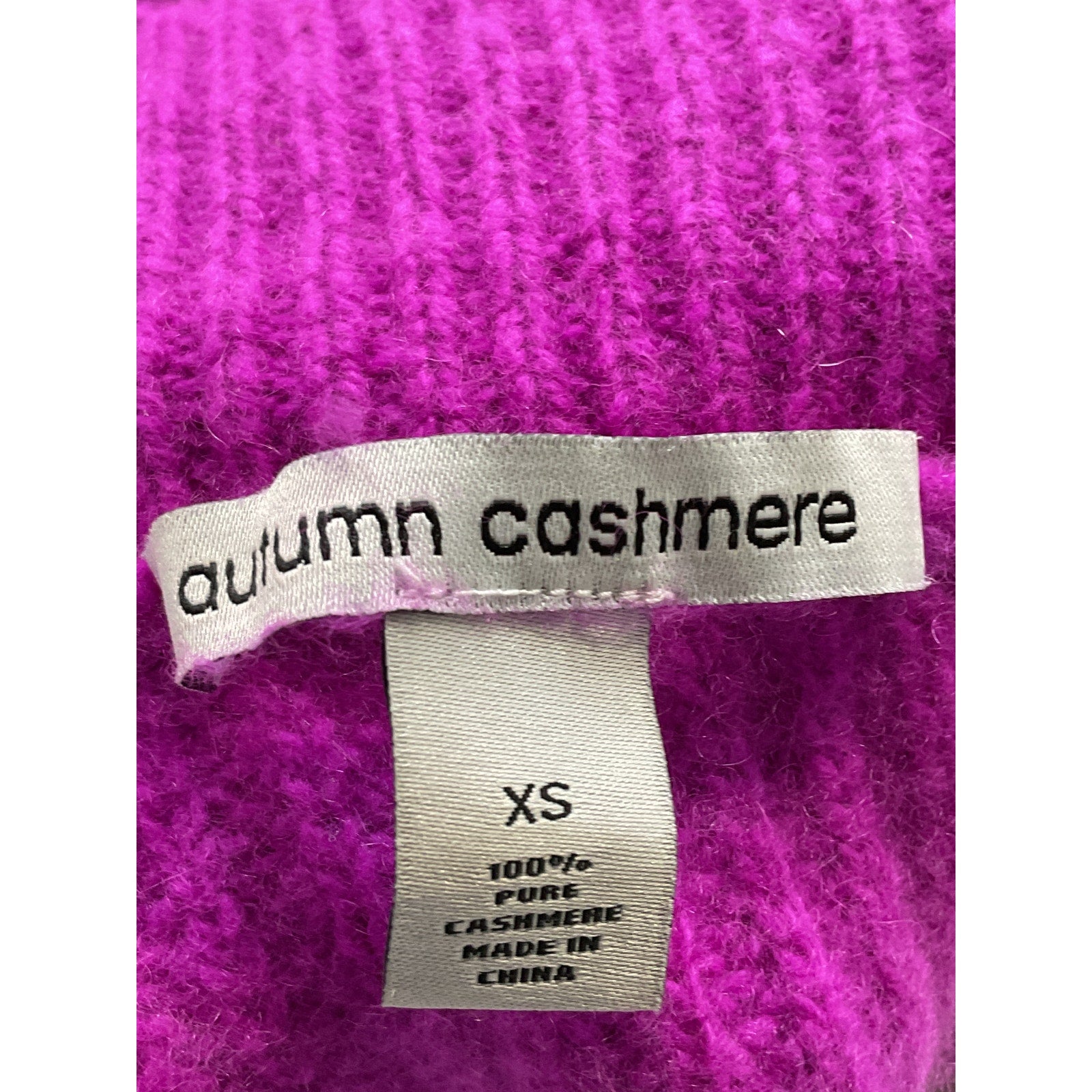 Autumn Cashmere 'Oversized' Pink Turtleneck Size XS
