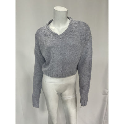 Reformation 'Wenda' Purple V Neck Sweater Size S
