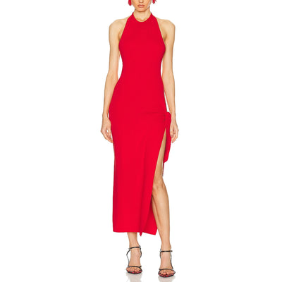 Simon Miller Sleek Retro Red Junjo Knit Dress Size XS