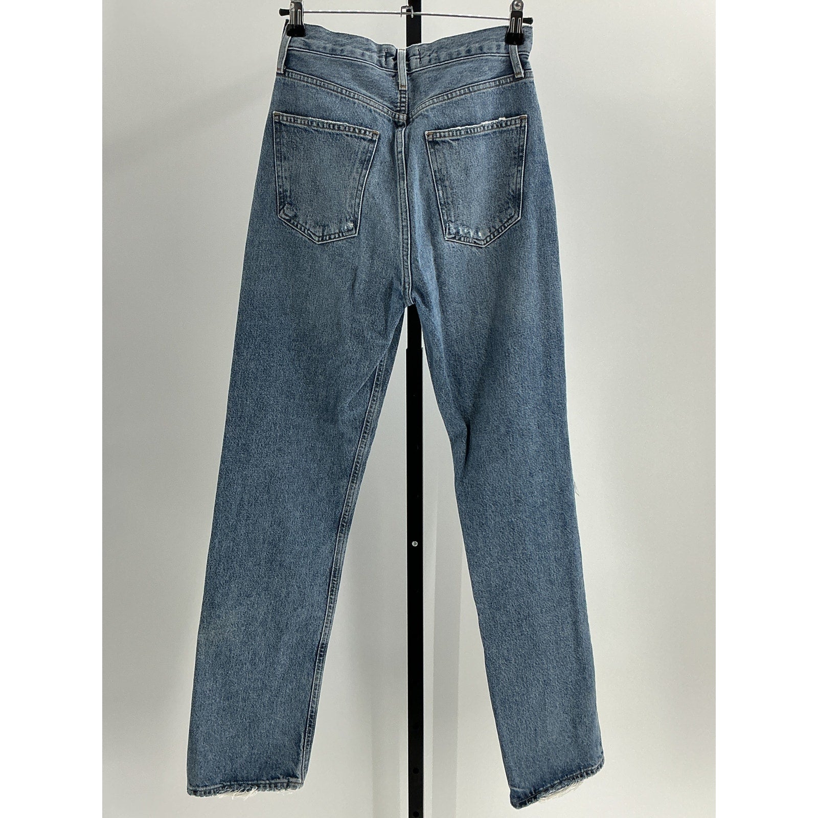 Agolde The 90'S Blue Cotton Pinch Waist Jeans Size 24