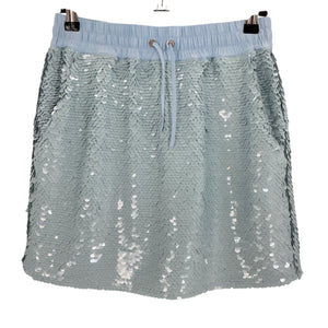 Cinq à Sept Sequin Blue Esti Skirt Size XS