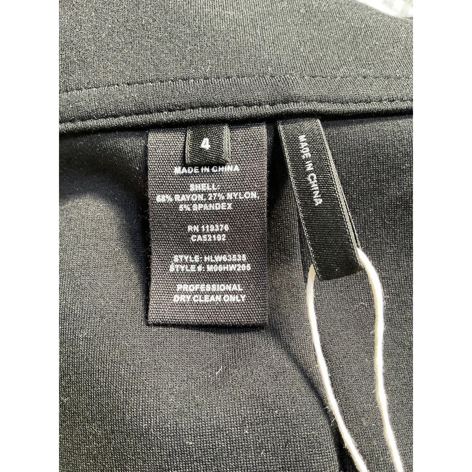 Helmut Lang Black Rayon Split-Hem Legging Pants Size 4