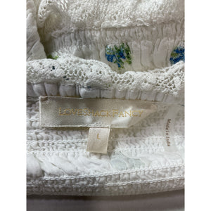 Loveshackfancy Smocked Icy Breeze Cordula Top Size L