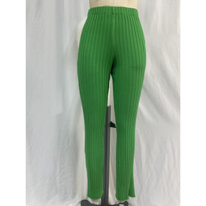 Simon Miller 'Cyrene' Green Spandex Ribbed Pants Size XS