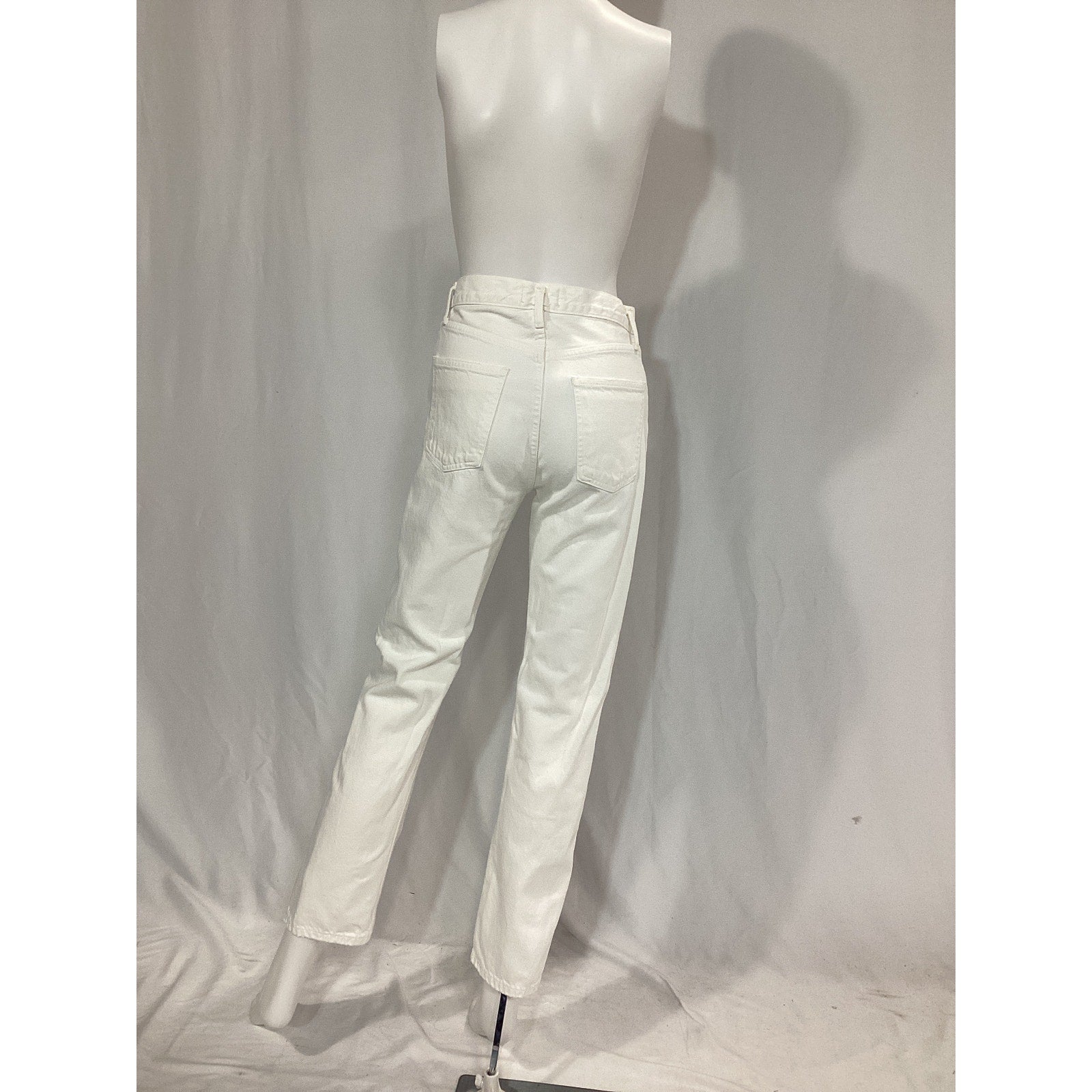 Agolde '90's' White Pinch Waist Denim Jeans Size 24