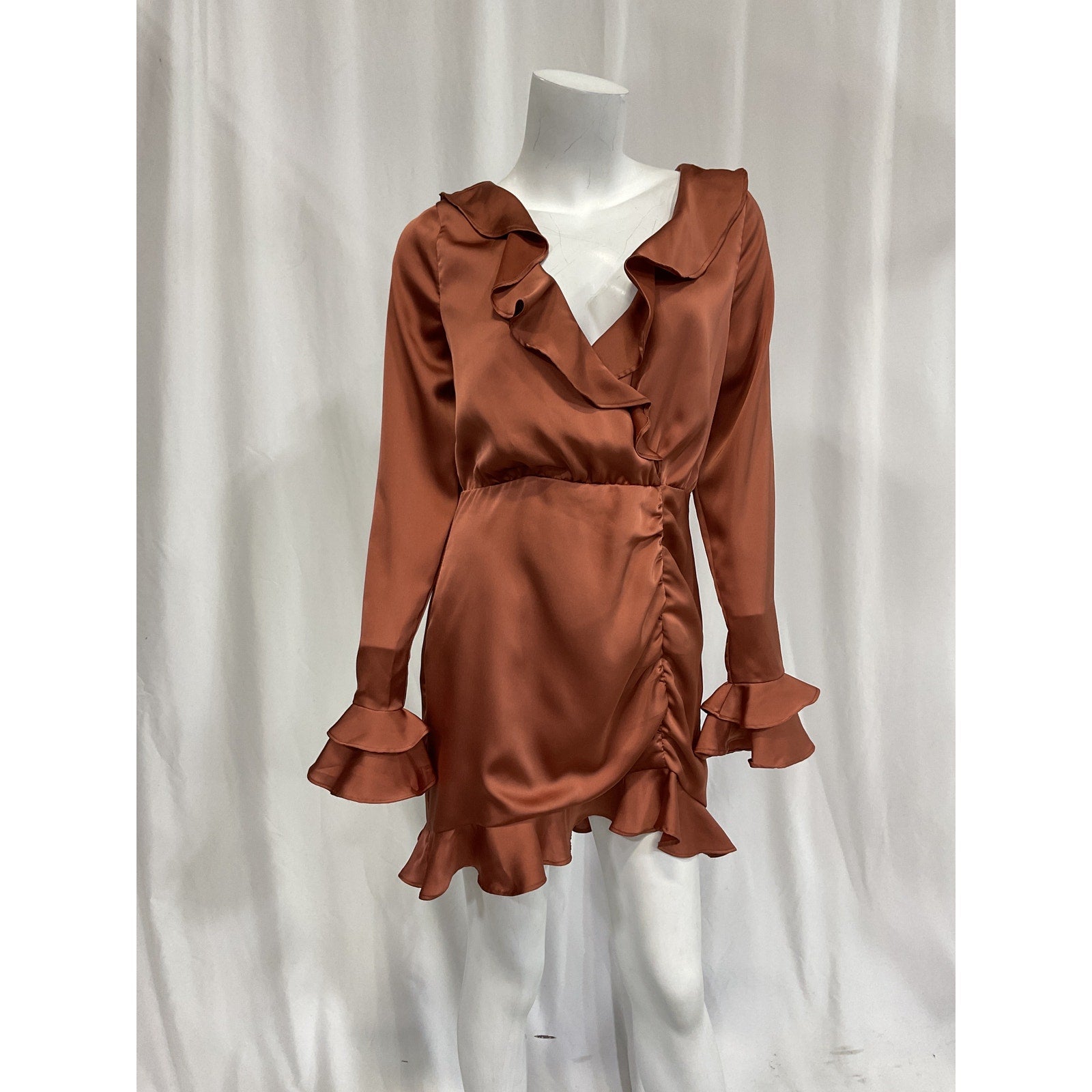 Majorelle 'Nelly' Brown Mini Dress Size M