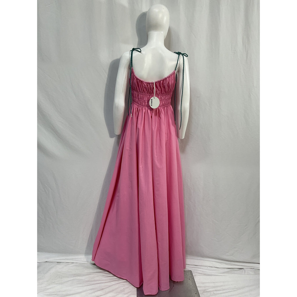 Staud Sleeveless Pink Bow Dress Size M - NWT