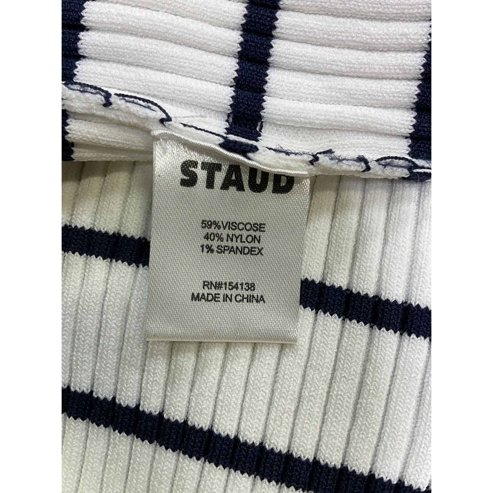 Staud 'Hana' White Sleeveless Top Size XS