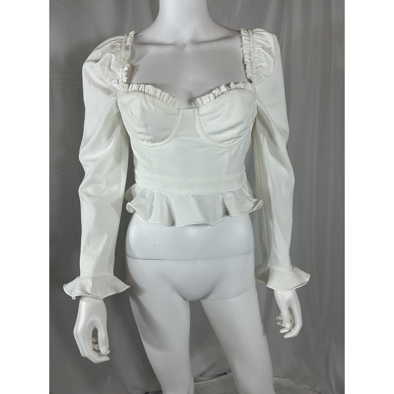 Majorelle 'Corie' White Rayon Top Size M