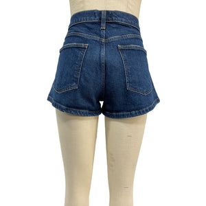 Agolde 'Ridley' Blue Cotton Short Size 30