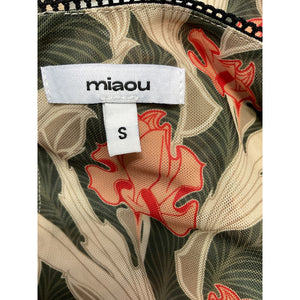 Miaou 'Campbell' Green Top Size S