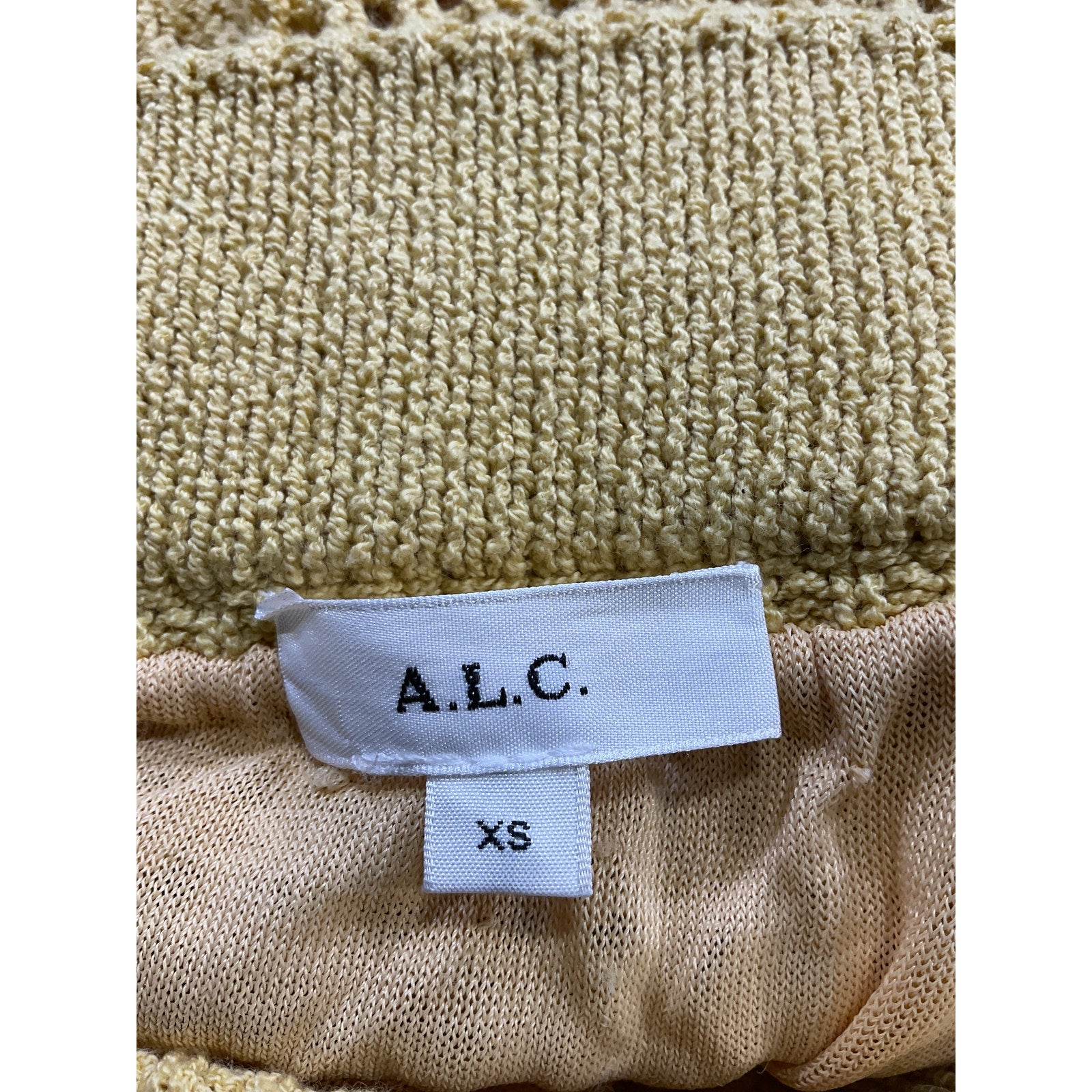 A.L.C. Midi Length Yellow Skirt Size XS