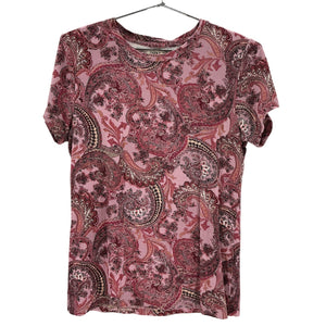 L'Agence Paisley Multicolor Ressi Tee Size M