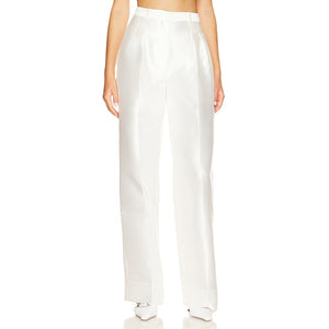 Ronny Kobo Tailored Ivory Carrine Pants Size M