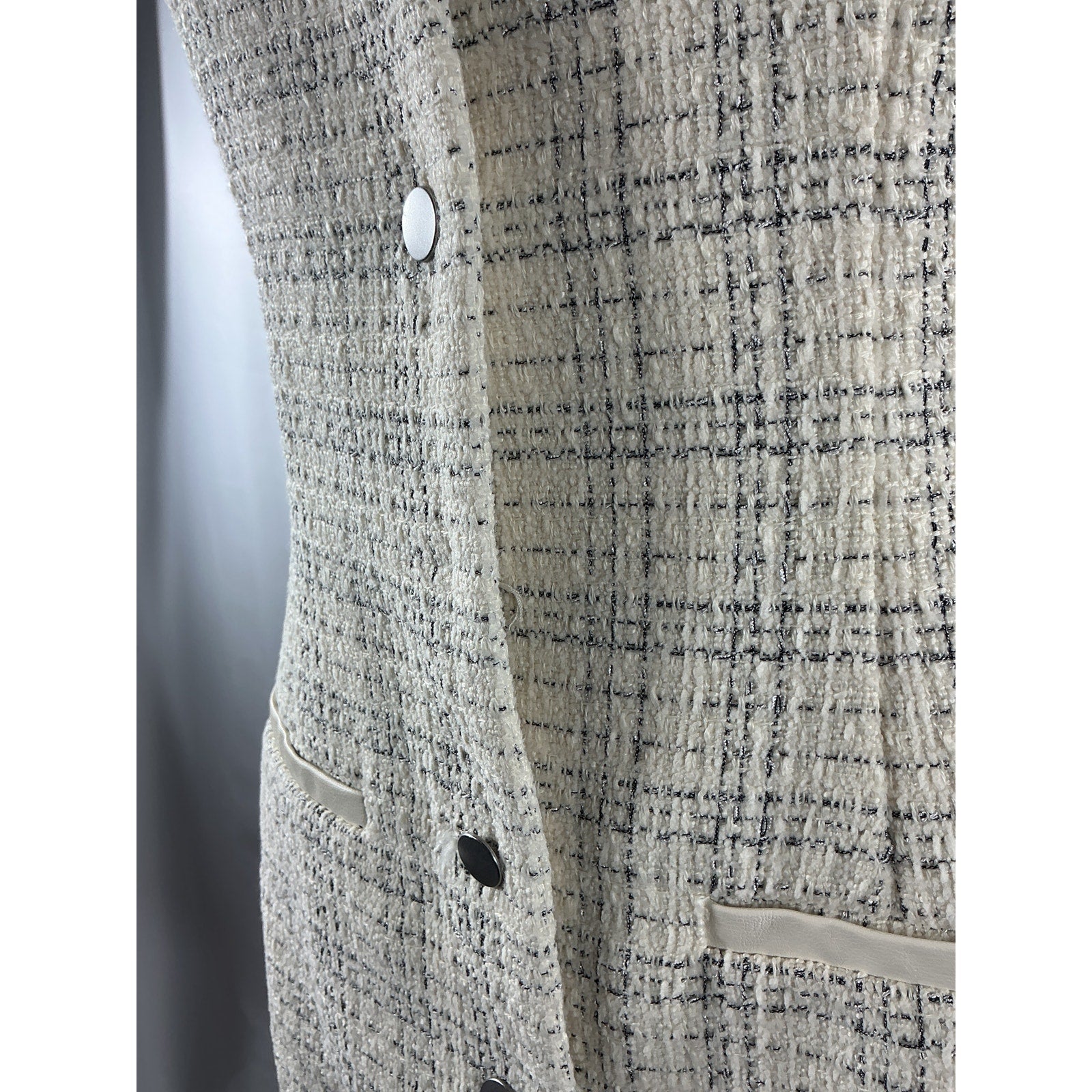 Majorelle 'Tammy' White Polyester Mini Dress Size S