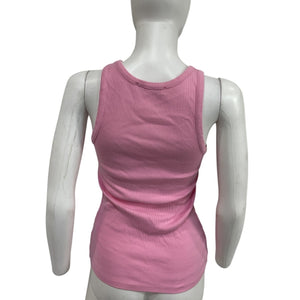 Madhappy Ribbed Pink Classics Tank Top Size S