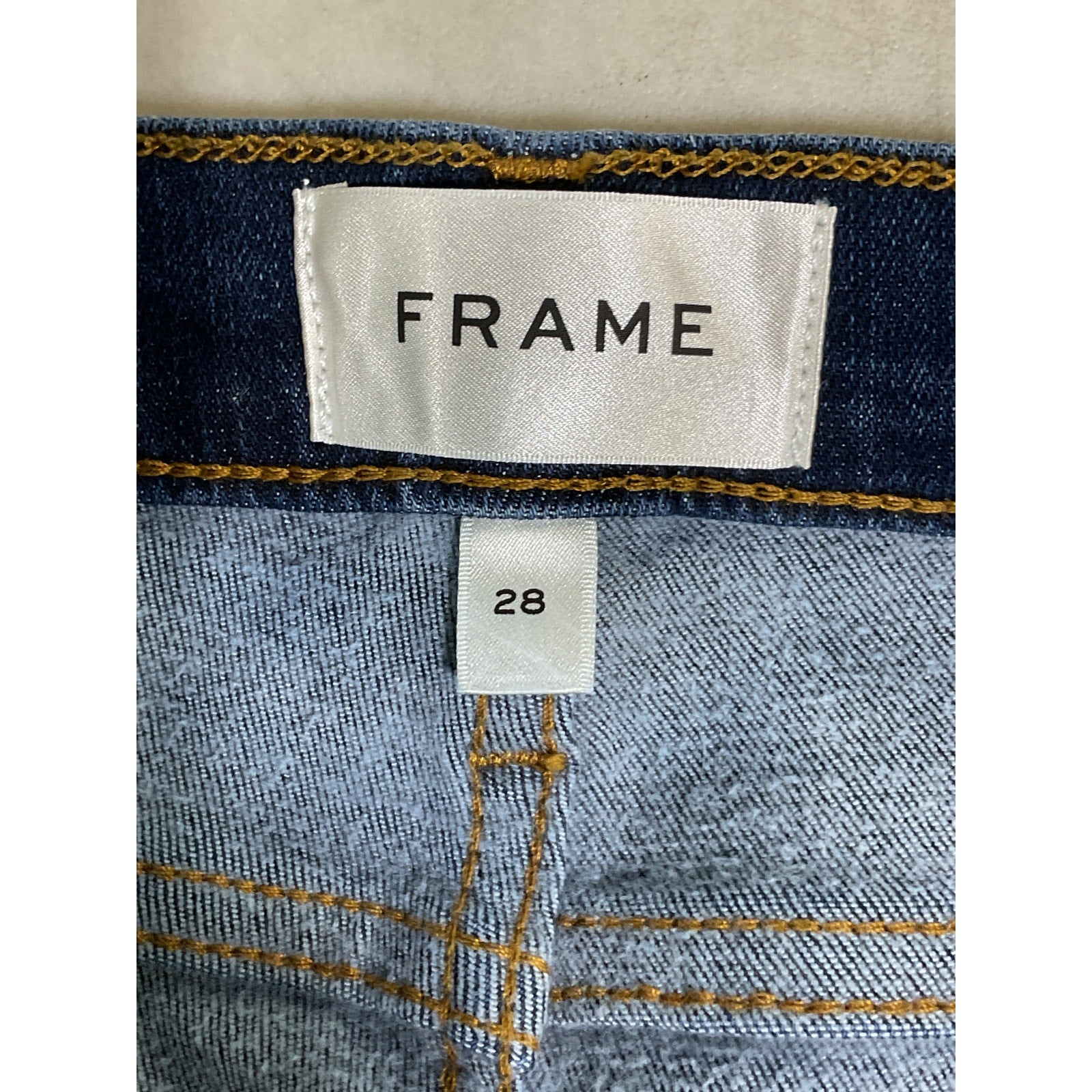 Frame 'Le' Blue High Flare Denim Jean Size 28 - NWT