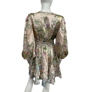 Camilla Floral Pink Palacio Playground Shirtdress Size S