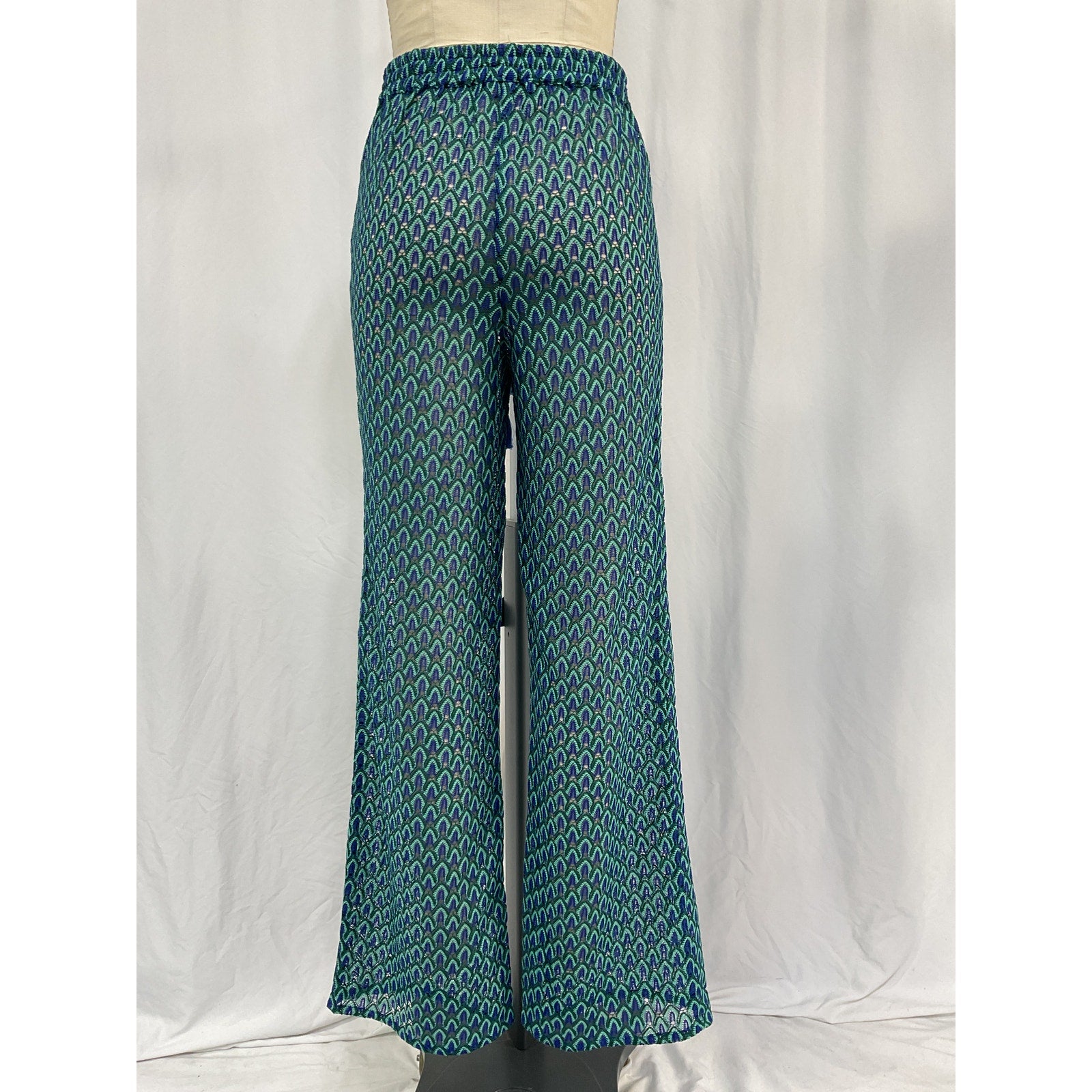 House Of Harlow 1960 x Revolve 'Saskia' Blue Polyester Pant Size S