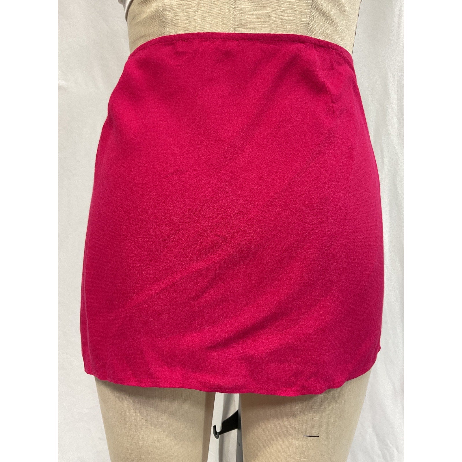 Reformation 'Kiara' Pink Crepe Mini Skirt Size 8