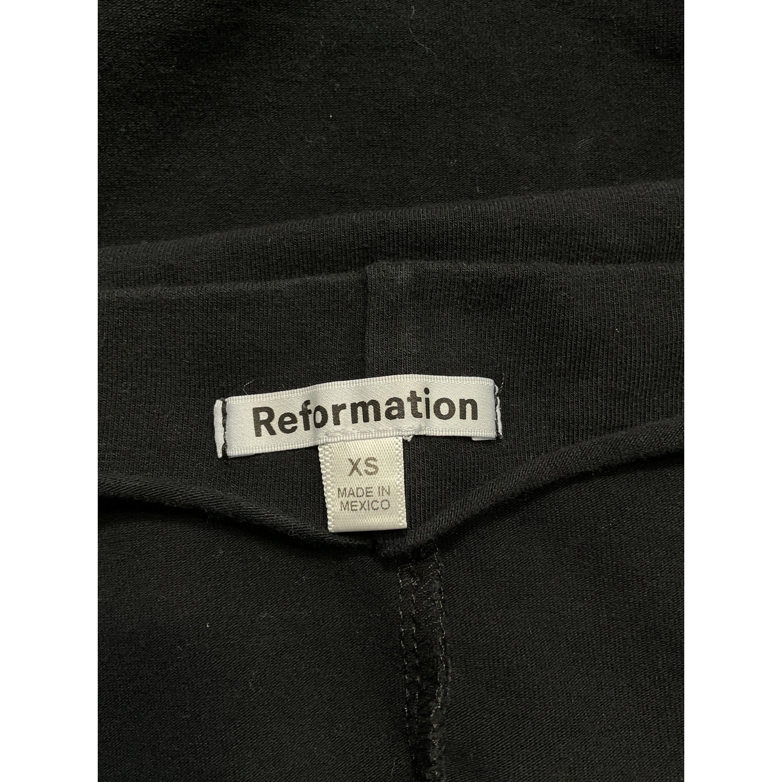 Reformation 'Nelle' Black Knit Dress Size XS