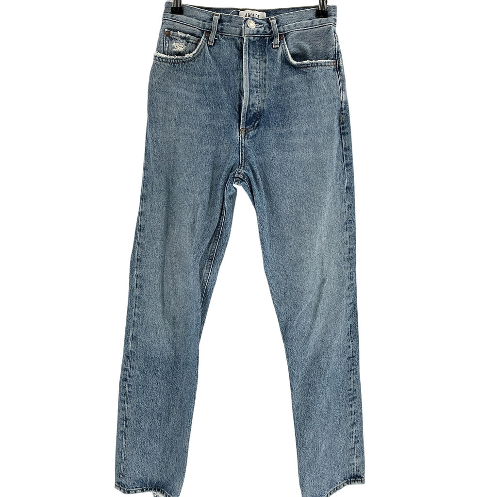 Agolde '90'S' Blue Cotton Pinch Waist Jean Size 24