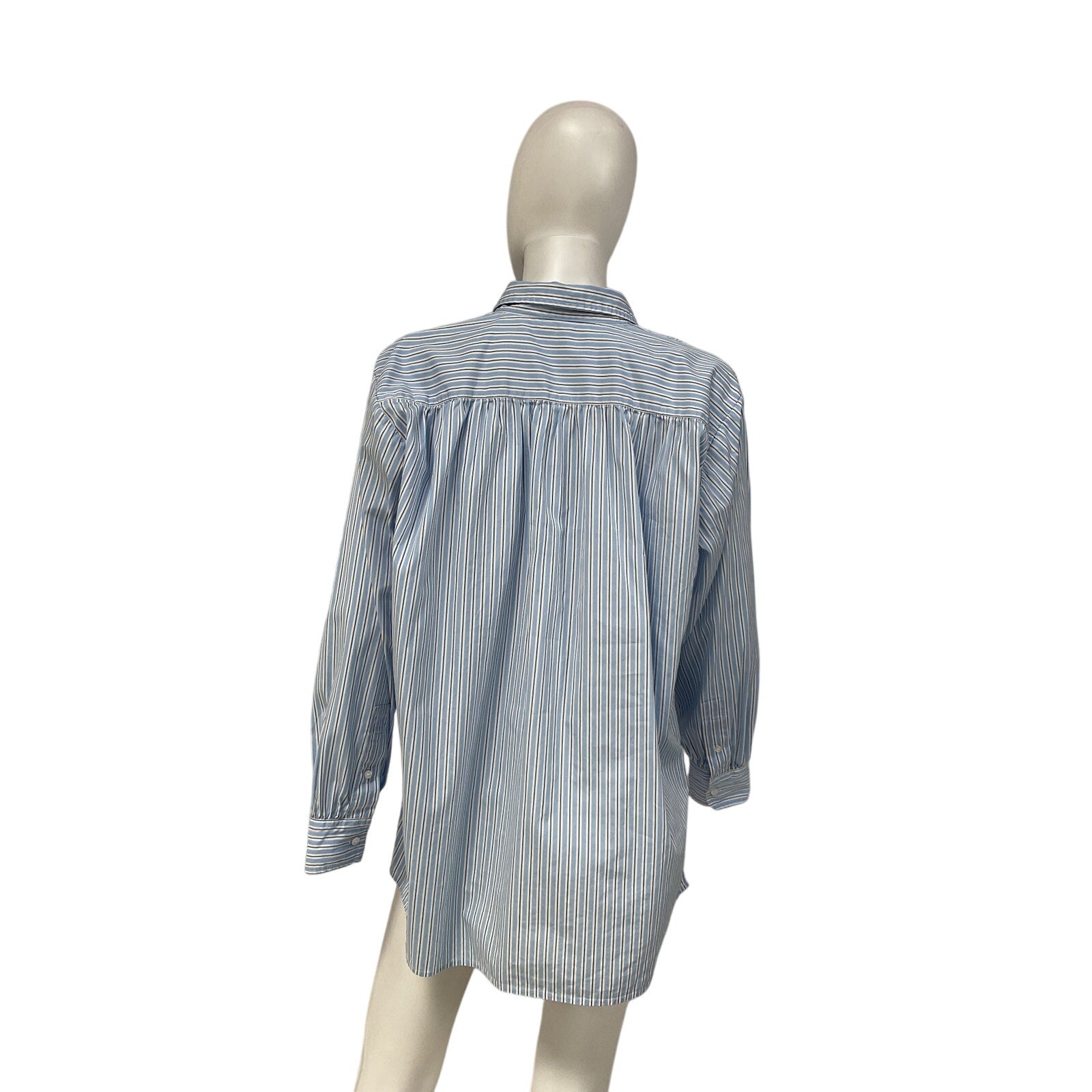 D�en 'Hava' Blue Cotton Top Size M