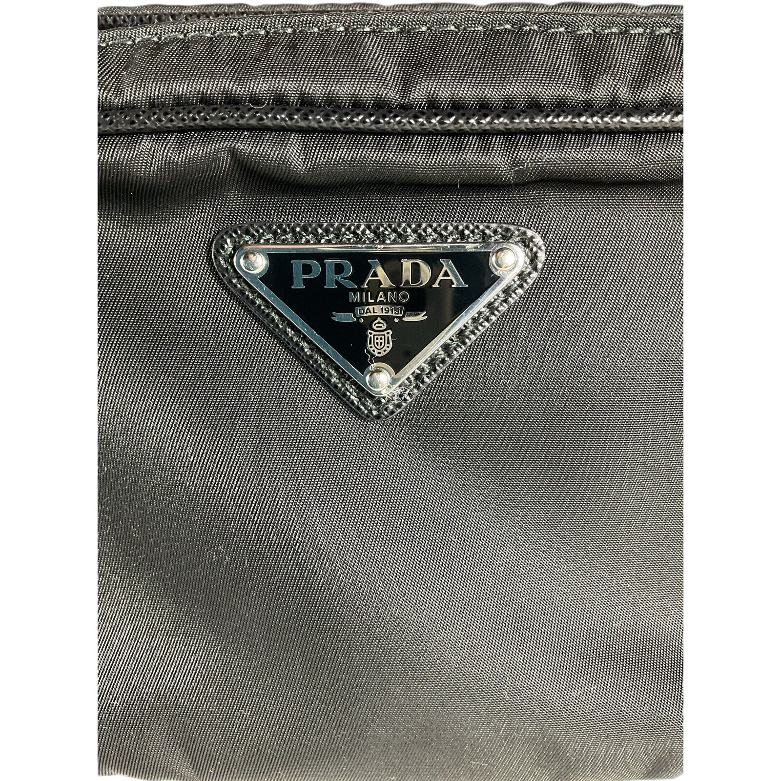 Prada Black Nylon Belt Bag